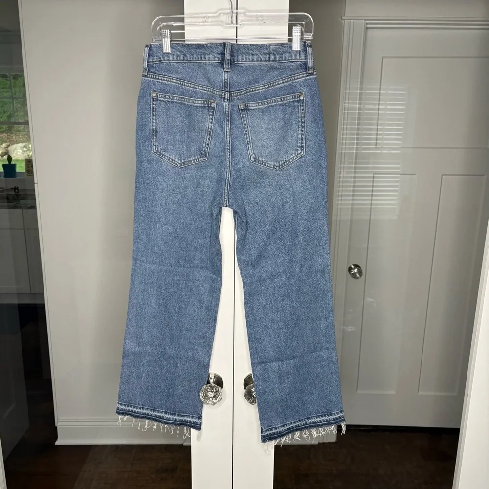 J. Crew High-rise Kickout Jean Rose Lark Blue - Picture 3 of 6